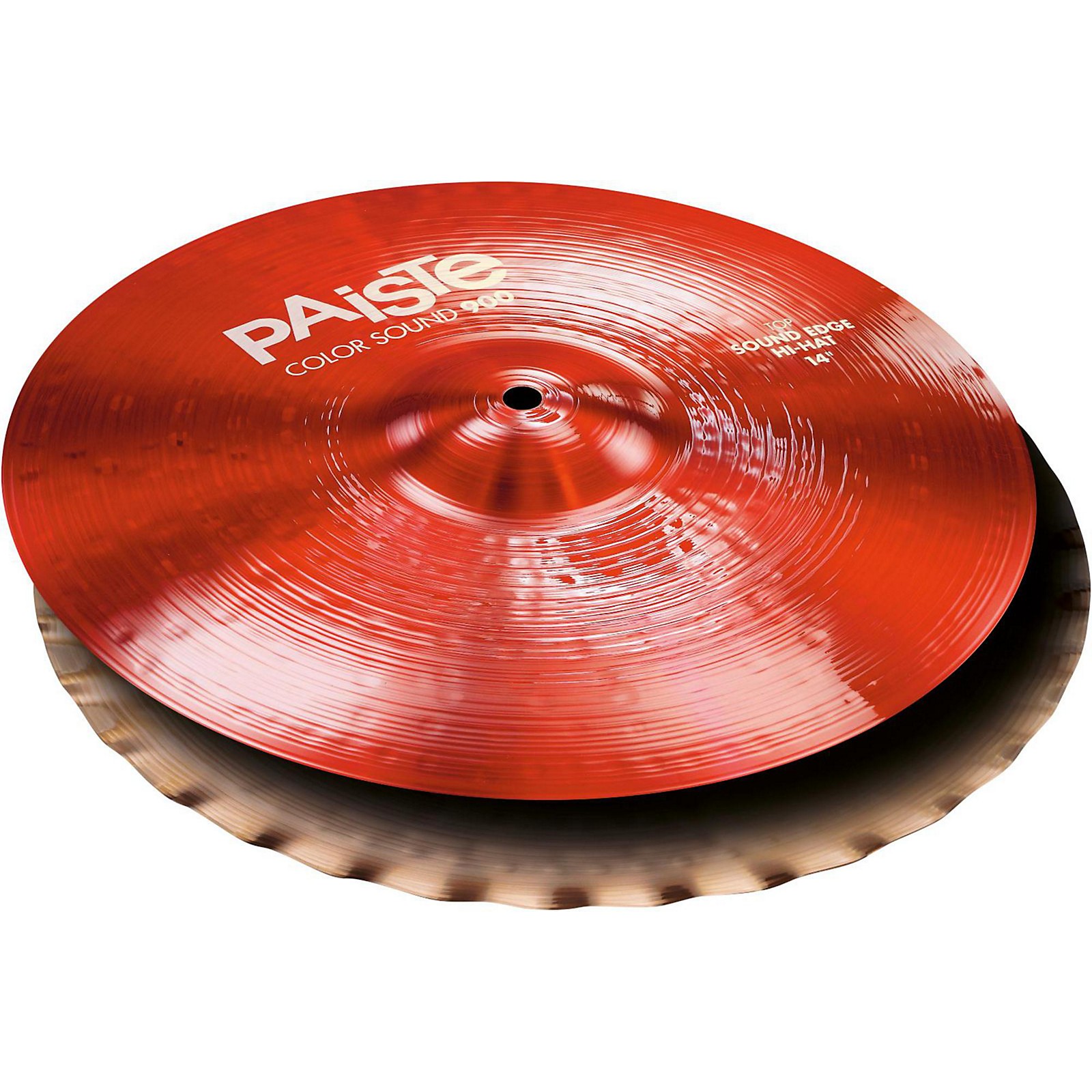 Paiste Paiste Colorsound 900 Sound Edge Hi Hat Cymbal Red
