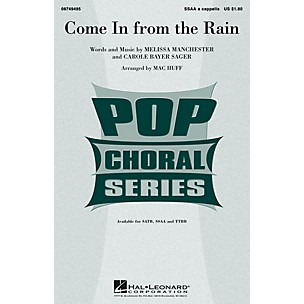 Hal Leonard Come in from the Rain SSAA A Cappella arranged by Mac Huff