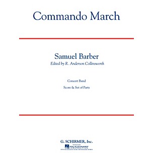 G. Schirmer Commando March (Critical Edition Score Only) Concert Band Level 4 Composed by Samuel Barber