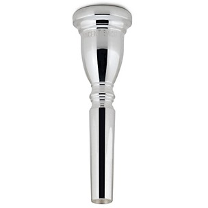 Bach Commercial Series Shallow Cup Trumpet Mouthpiece in Silver