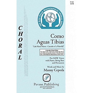 PAVANE Como Aguas Tibias Score & Parts Composed by Manny Cepeda