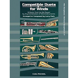 Carl Fischer Compatible Duets for Winds: Alto Saxophone/Baritone Saxophone Book