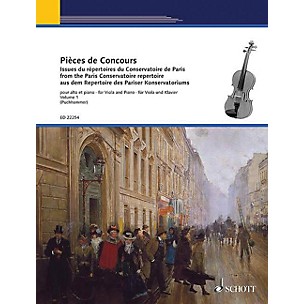 Schott Competition Pieces - Volume 1 (from the Paris Conservatoire Repertoire for Viola) String Series Softcover