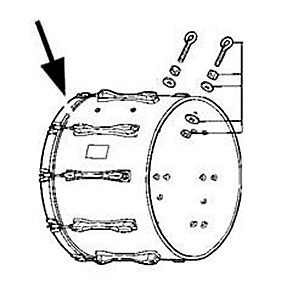 Pearl Competitor Series Bass Drum Hoops