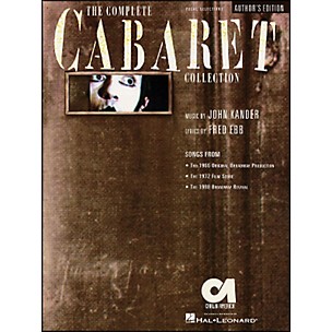 Hal Leonard Complete Cabaret Collection Author's Edition Vocal Selections arranged for piano, vocal, and guitar (P/V/G)