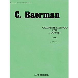 Carl Fischer Complete Method For Clarinet Op.63 - Parts 1 & 2