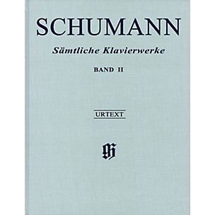 G. Henle Verlag Complete Piano Works - Volume 2 Henle Music Hardcover Composed by Schumann Edited by Ernst Herttrich