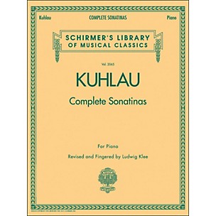 G. Schirmer Complete Sonatinas for Piano Vol. 2065 By Kuhlau