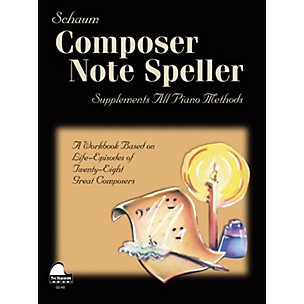 Schaum Composer Note Speller Educational Piano Series Softcover