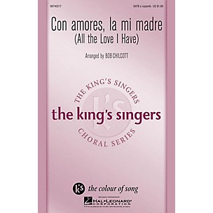 Hal Leonard Con amores, la mi madre SATB a cappella by The King's Singers arranged by Bob Chilcott