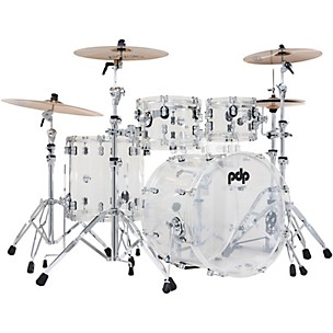 PDP Concept Acrylic 4-Piece Drum Shell Pack -