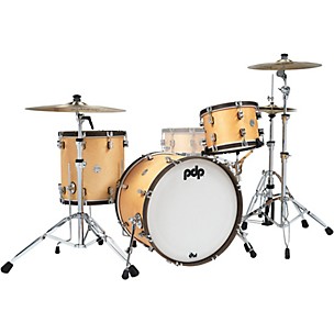 PDP by DW Concept Classic 3-Piece Shell Pack with 22 in. Bass Drum and Walnut Hoops