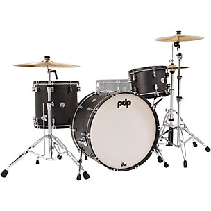 PDP Concept Classic 3-Piece Shell Pack with 24 in. Bass Drum and Ebony Hoops