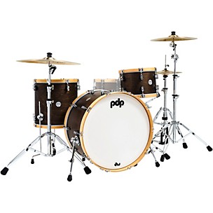 PDP Concept Classic 3-Piece Shell Pack with 24 in. Bass Drum and Natural Hoops