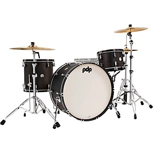PDP Concept Classic 3-Piece Shell Pack with 26 in. Bass Drum and Ebony Hoops