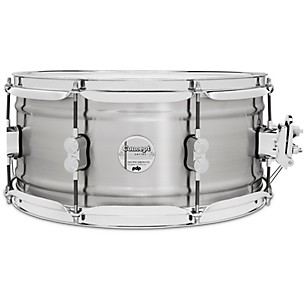 PDP by DW Concept Series 1.2mm Natural Satin Brushed Aluminum Snare Drum