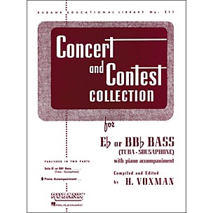 Hal Leonard Concert And Contest Collection for E Flat Or Bb Flat Bass (Tuba) Piano Accompaniment Only