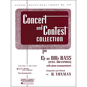 Hal Leonard Concert And Contest Collection for E Flat Or Bb Flat Bass Tuba Solo Part Only