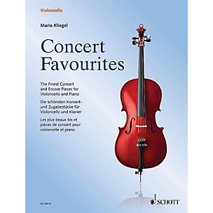 Schott Concert Favorites (Cello and Piano) String Series Softcover