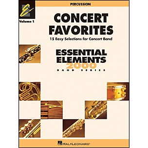 Hal Leonard Concert Favorites Vol1 Percussion 15 Easy Selections for Concert Band