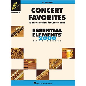 Hal Leonard Concert Favorites Volume 2 Trumpet Essential Elements Band Series