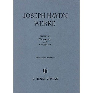 G. Henle Verlag Concerti with Organ Flute-cimbals Henle Edition Series Hardcover