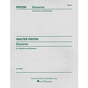 Associated Concerto (1967) (Full Score) Study Score Series Composed by Walter Piston