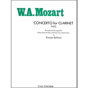 Carl Fischer Concerto For Clarinet (K622)