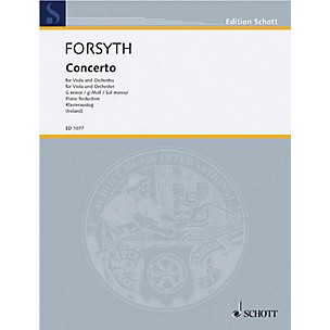 Schott Concerto G Minor (Viola and Orchestra, Piano Reduction) Schott Series