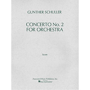 Associated Concerto No. 2 for Orchestra (1976) (Full Score) Study Score Series Composed by Gunther Schuller