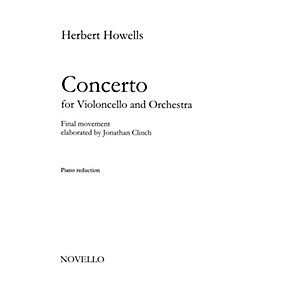 Novello Concerto for Cello and Orchestra Music Sales America Series Softcover