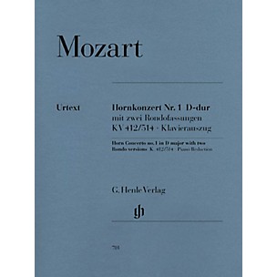 G. Henle Verlag Concerto for Horn and Orchestra No. 1 in D Major, K.412/514 Henle Music Folios Series Softcover