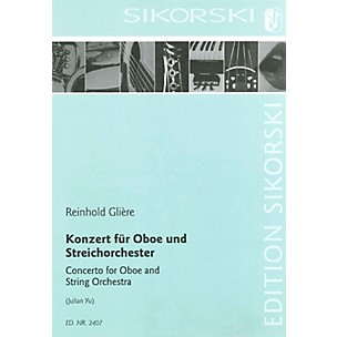 SIKORSKI Concerto for Oboe and String Orchestra Woodwind Solo by Reinhold Glière Arranged by Julian Yu