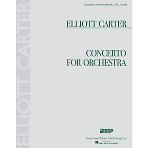 Associated Concerto for Orchestra (Full Score) Study Score Series Composed by Elliott Carter