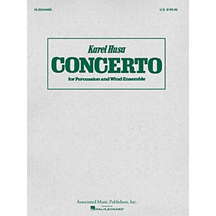 Associated Concerto for Percussion and Wind Ensemble (Score and Parts) Concert Band Level 4-5 Composed by Karel Husa