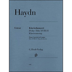 G. Henle Verlag Concerto for Piano (Harpsichord) and Orchestra D Major Hob.XVIII:11 By Haydn