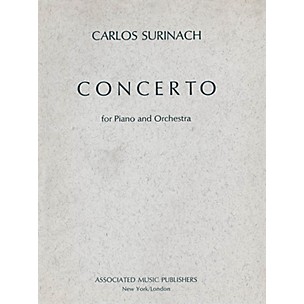 Associated Concerto for Piano and Orchestra (1973) (Full Score) Study Score Series Composed by Carlos Surinach