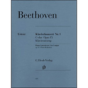 G. Henle Verlag Concerto for Piano and Orchestra C Major Op. 15, No. 1 By Beethoven