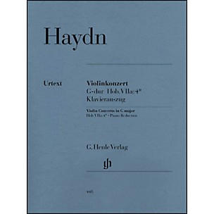 G. Henle Verlag Concerto for Violin And Orchestra in G Major Hob VIIa:4 By Haydn