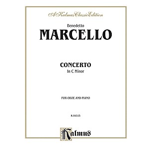 Alfred Concerto in C Minor for Oboe By Benedetto Marcello Book