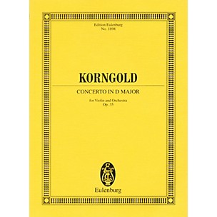 Eulenburg Concerto in D Major, Op. 35 (Study Score) Misc Series Softcover Composed by Erich Korngold