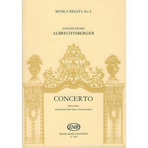 Editio Musica Budapest Concerto per l'arpa, 2 corni ed archi (Score) EMB Series by Johann Georg Albrechtsberger