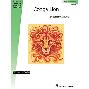 Hal Leonard Conga Lion Piano Library Series by Jeremy Siskind (Level Early Inter)