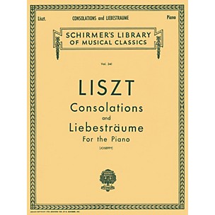 G. Schirmer Consolations & Liebestraume for Piano By Liszt