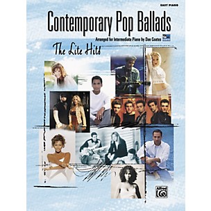 Alfred Contemporary Pop Ballads The Lite Hits Easy Piano Songbook