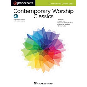 Hal Leonard Contemporary Worship Classics Praise Chart Series Softcover Audio Online Performed by Various