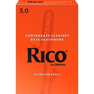 Rico Contra-Alto/Contrabass Clarinet Reeds, Box of 10