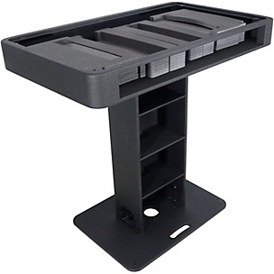 ProX Control Tower DJ Podium Stand for Pioneer DDJ-REV7, XDJ-AZ, FLX10, RANE Four - Black