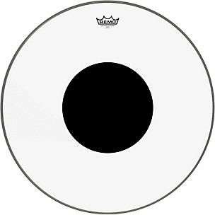 Remo Controlled Sound Clear With Black Dot Bass Drum Head