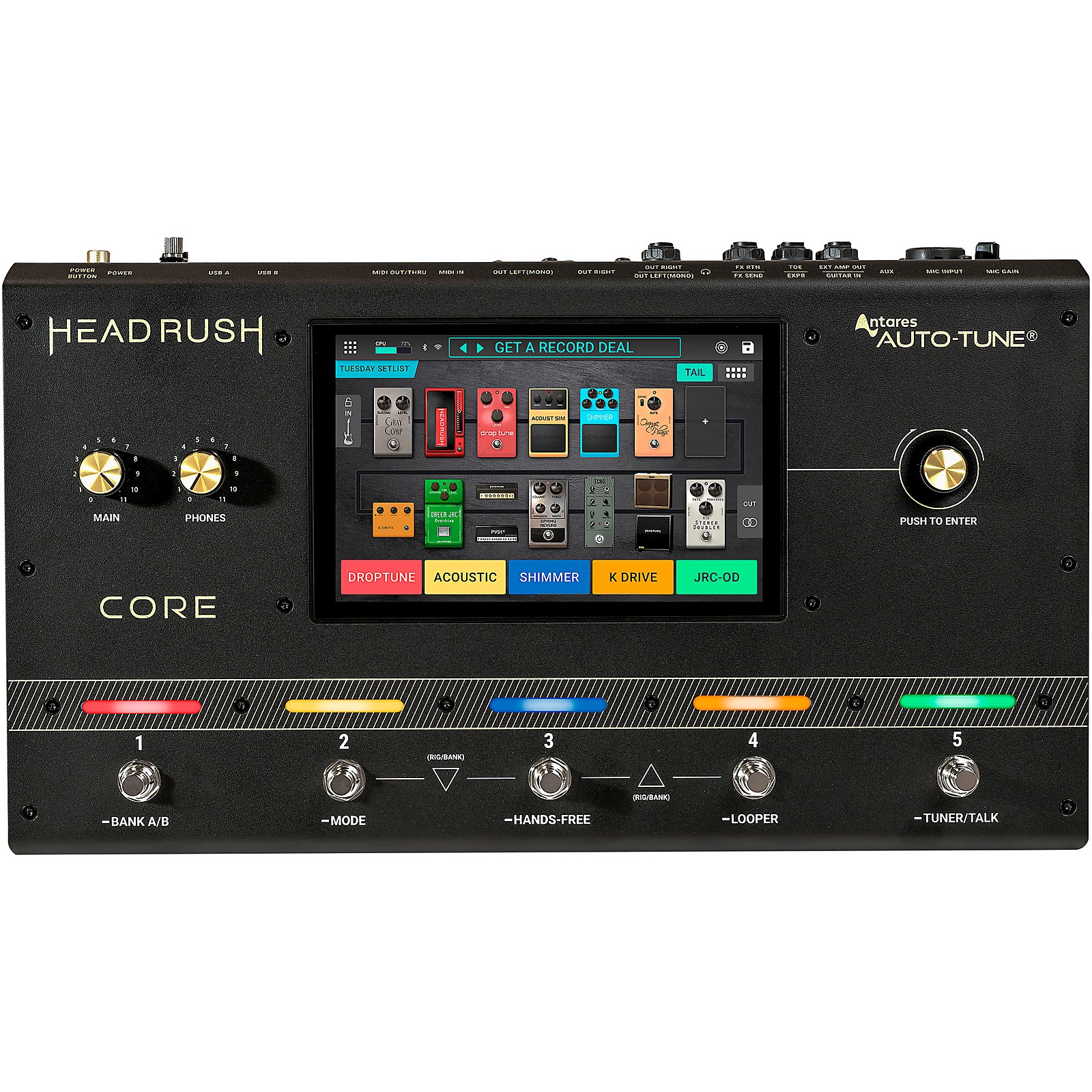 【としき】 HEADRUSH CORE ギターエフェクター HeadRush Core Multi-Effects Processor Pedal - | Music & Arts
